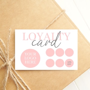 Personliga lojalitetskort med logotyp - Small Business Rewards