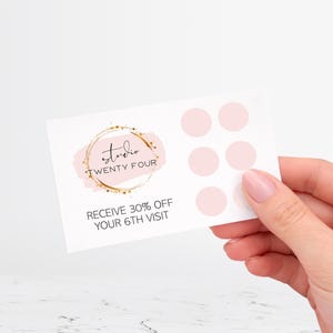 Personalized Business Logo Loyalty Cards - Customer Reward