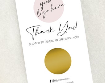 Custom Business Scratch Cards – Loyalty Gift Card Scratch Off