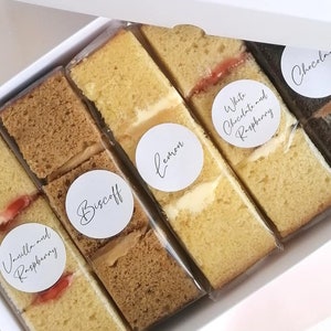 Kuchenaromaaufkleber - Geschmacksetiketten - Kundenspezifische Kuchenaufkleber - Personalisierte Kuchengeschäft Aufkleber - Benutzerdefinierte Geschmacksaufkleber -Bäckereiaufkleber