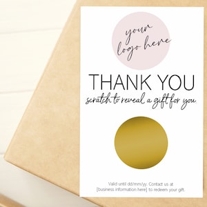 Cartes personnalisées à gratter pour gagner - Cartes de fidélité - Cartes à gratter avec code de réduction - Cartes à gratter imprimées pour les clients