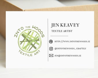 Printed Business Cards for Small Businesses - Custom Printed Business Information Cards - Customised Business Packaging Cards