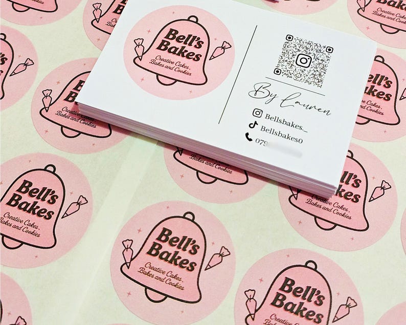37mm Logo Stickers - Custom Branded Labels for Small Business image 9