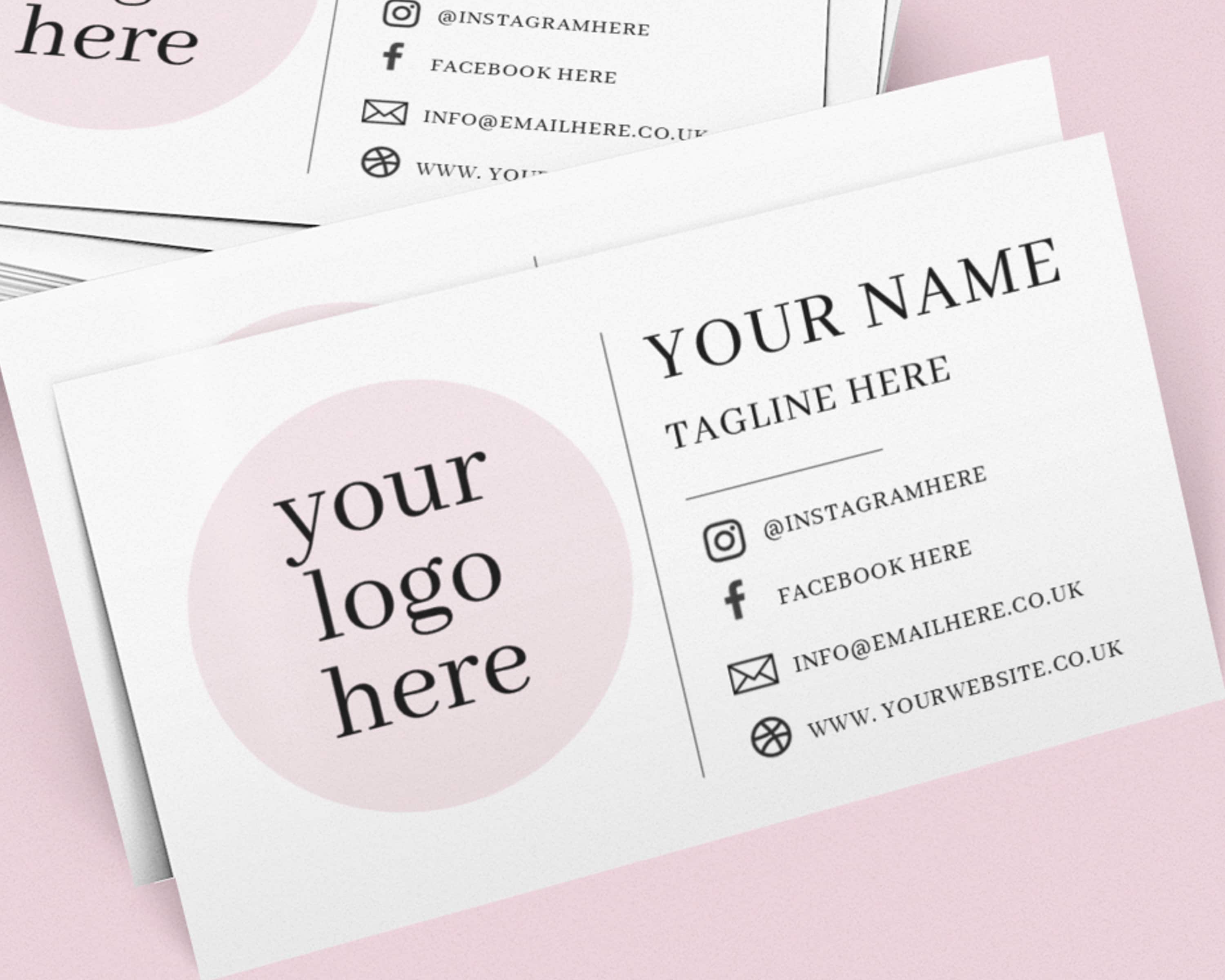 Custom Business Cards – 100PCS Printable Cards With Your Logo, Text & Photo, Front & Back Printing - View #10