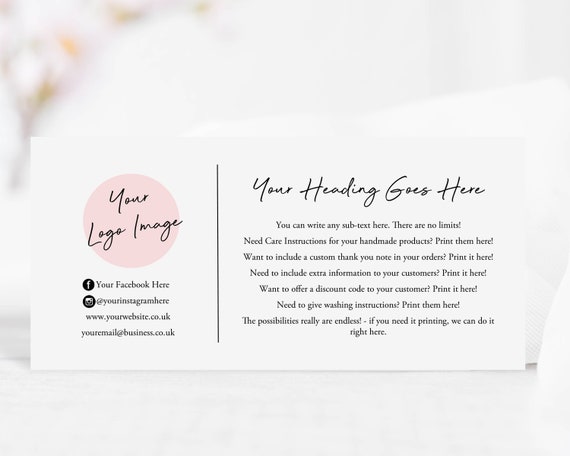 Create Custom Company Business Cards to Personalize your Business