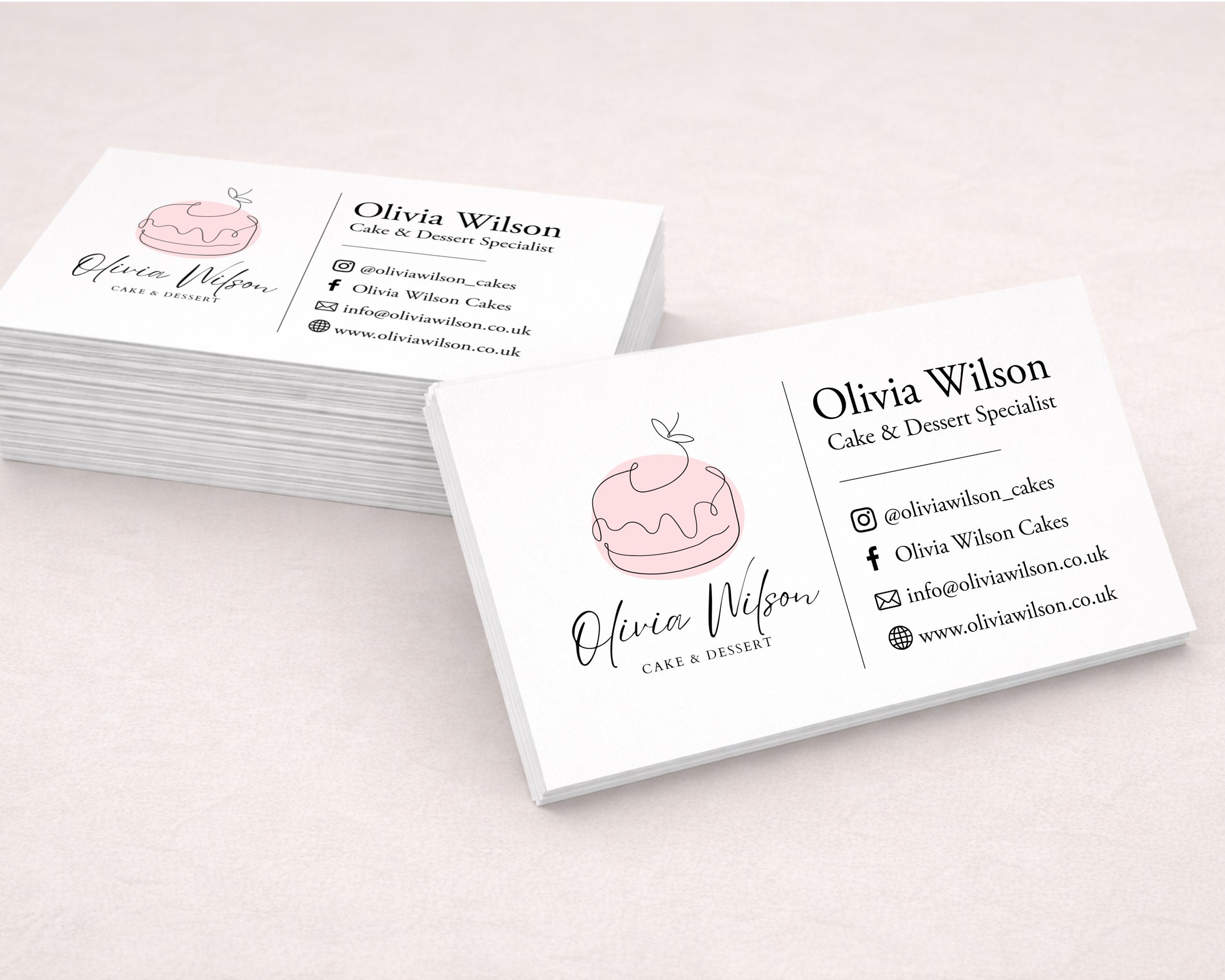 Shop Small Card Printed Business Cards for Small Businesses - Designed and Personalised ...
