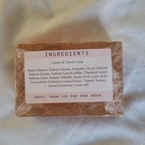 Printed Ingredients Stickers - Custom Ingredients List - Personalised ...