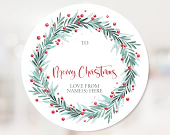 Christmas Gift Label - Etsy UK