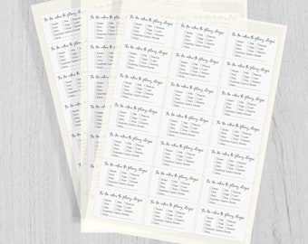 Allergen Information Stickers – Food Allergy Labels for Cakes and Bakes