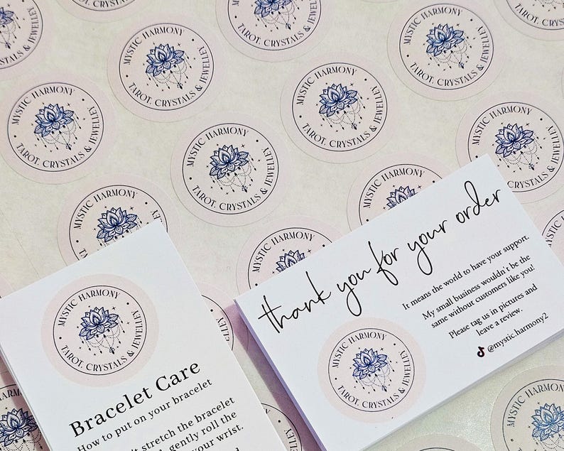 37mm Logo Stickers - Custom Branded Labels for Small Business image 10