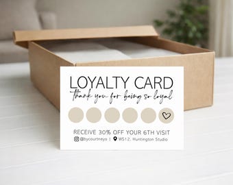 Printed Loyalty Cards for Small Businesses – Personalized Discount