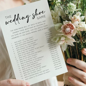 Wedding Shoe Game - Etsy