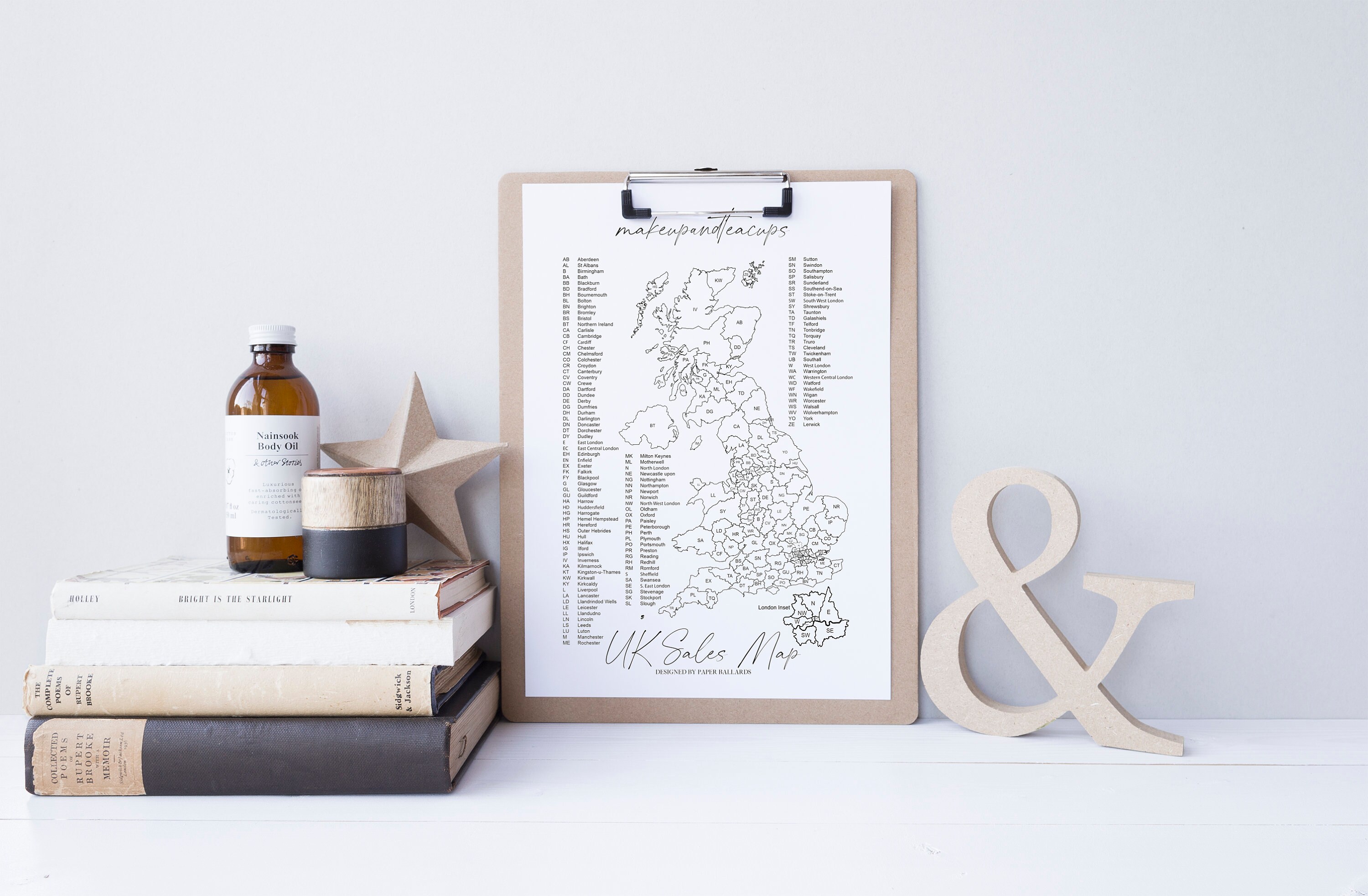 Postcode Map Personalised Printed Postcode Map UK Sales Tracker Personalised - Etsy