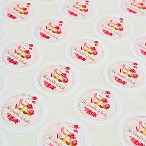 37mm Logo Stickers - Custom Branded Labels for Small Business image 8