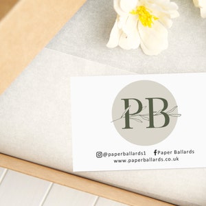 Cartes de visite avec logo - Cartes de visite pour réseaux sociaux - Cartes d'emballage de visite - Cartes de visite personnalisées - Cartes de visite de marque