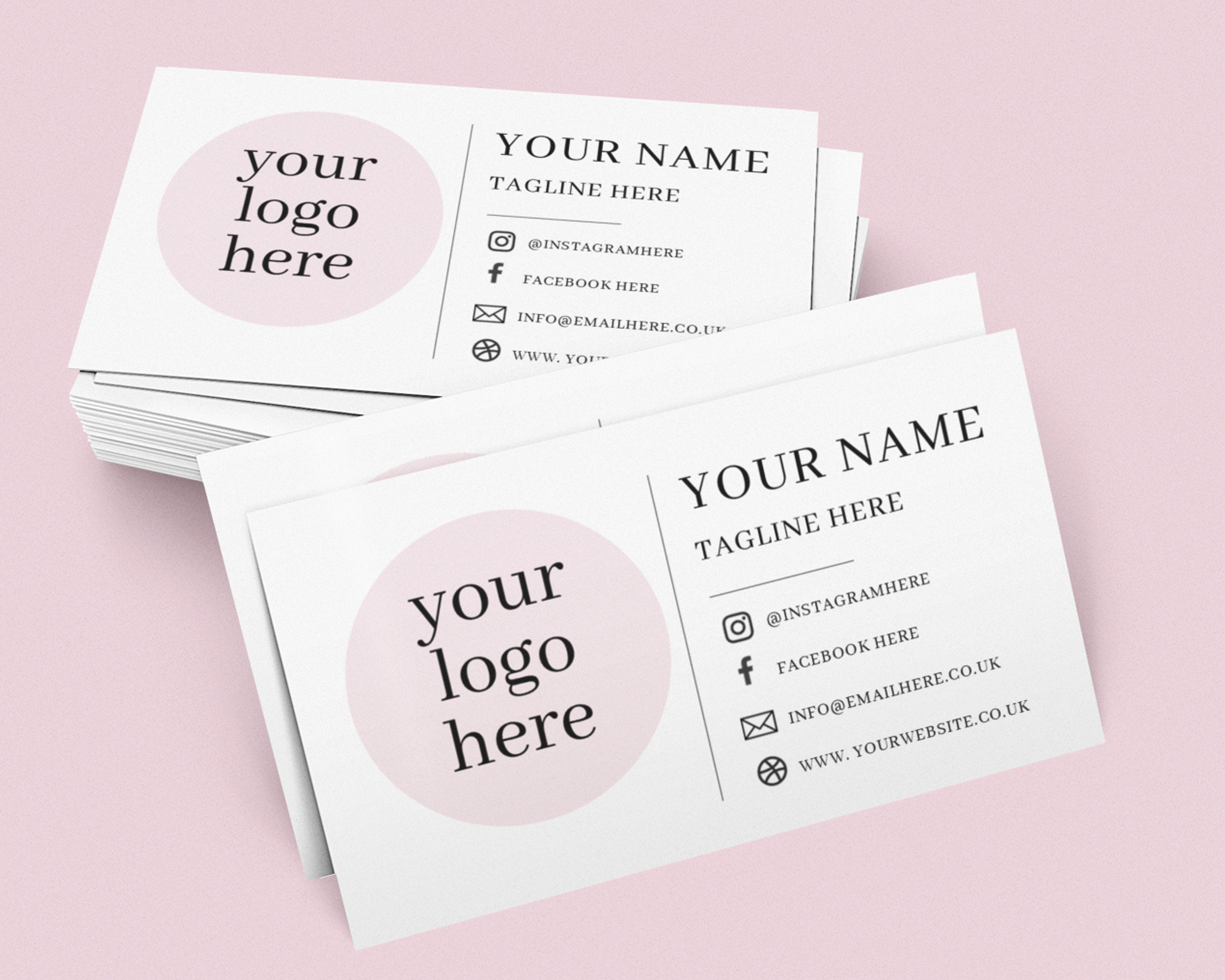 Etsy business cards discount