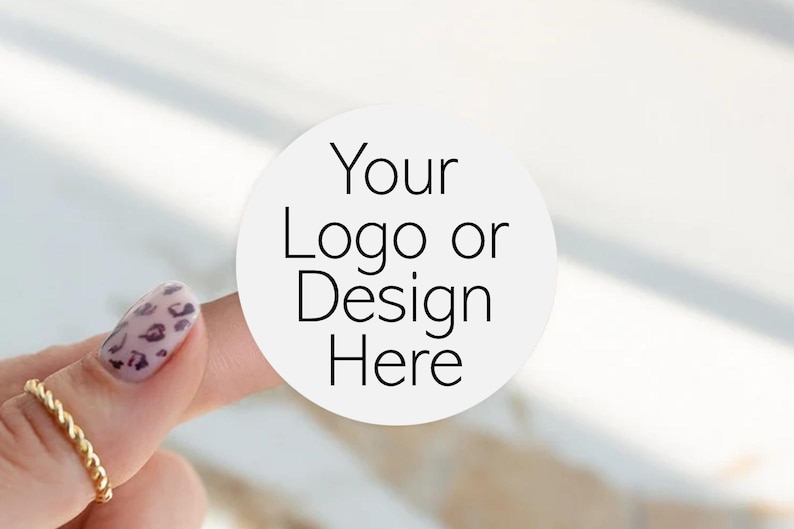 37mm Logo Stickers - Custom Branded Labels for Small Business image 12