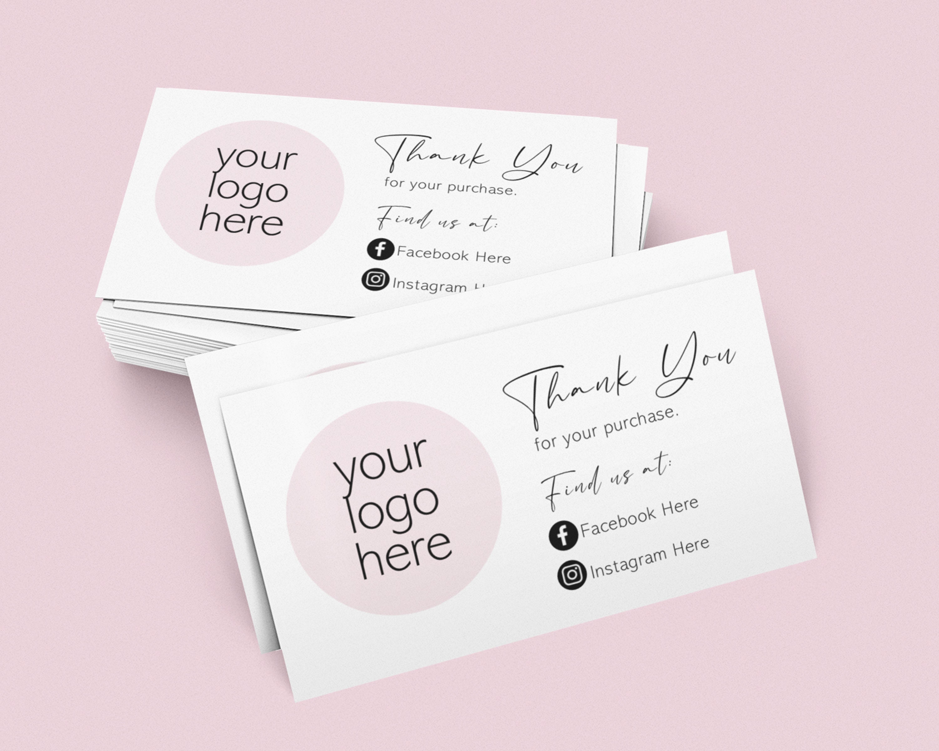 Personalised Business Cards Printed With Your Logo on and Etsy UK