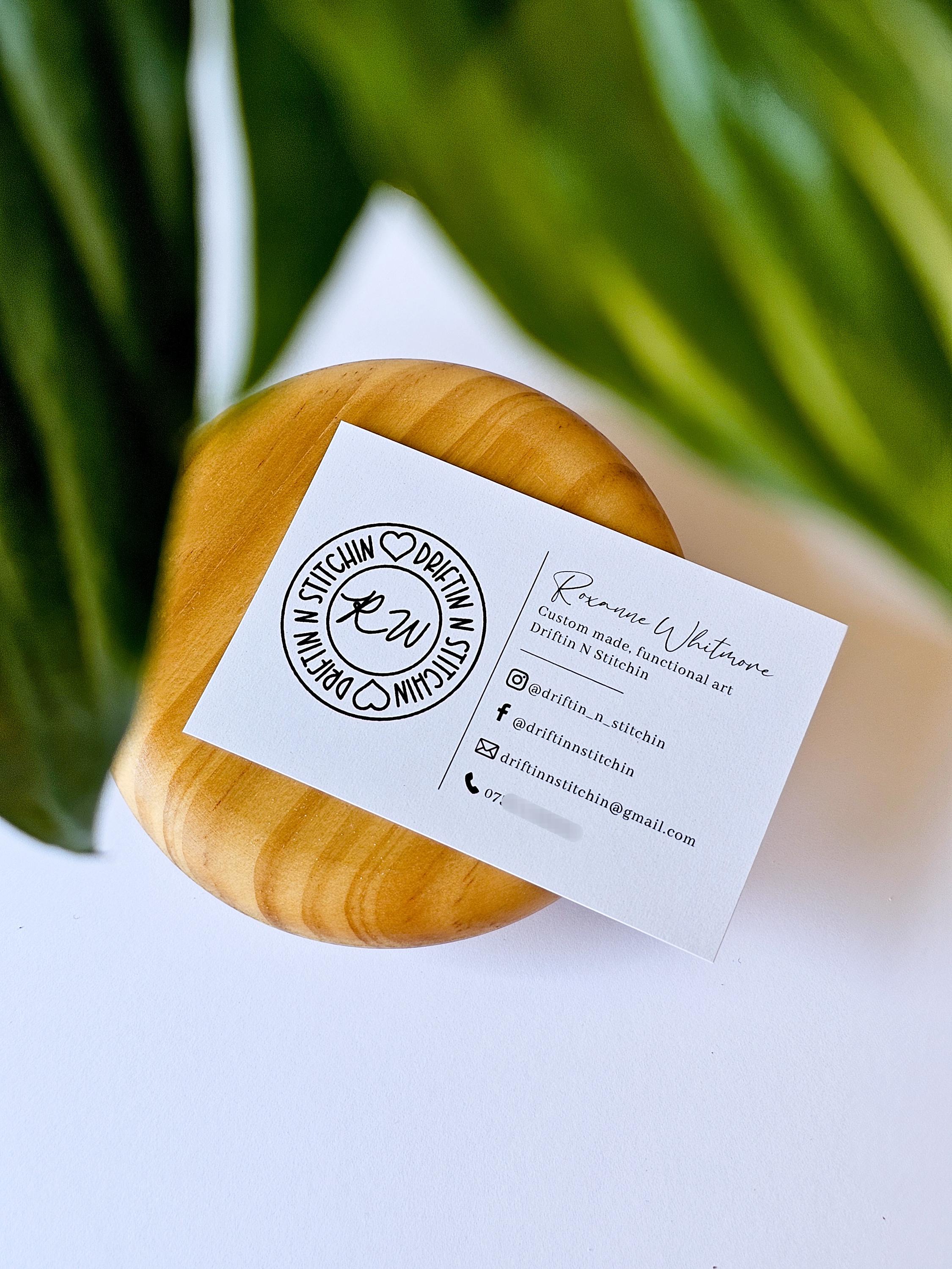 Personalised Business Cards with Logo & Social Media - Printed and 