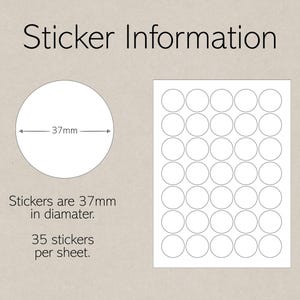 37mm Logo Stickers - Custom Branded Labels for Small Business image 5