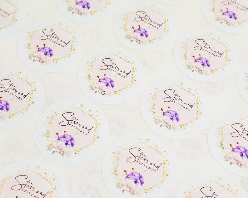 37mm Logo Stickers - Custom Branded Labels for Small Business image 6