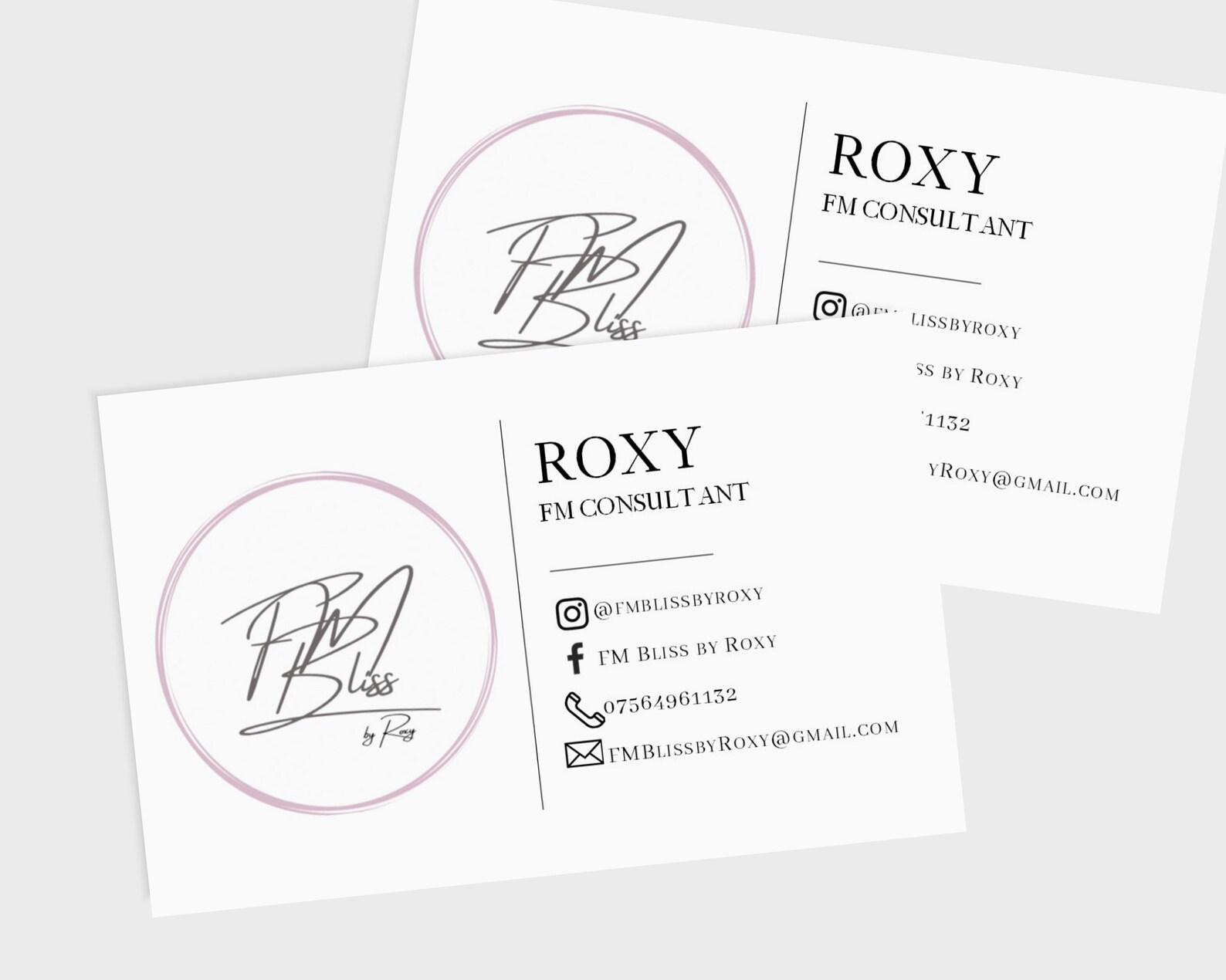 Personalised Business Cards Elegant Business Cards Etsy