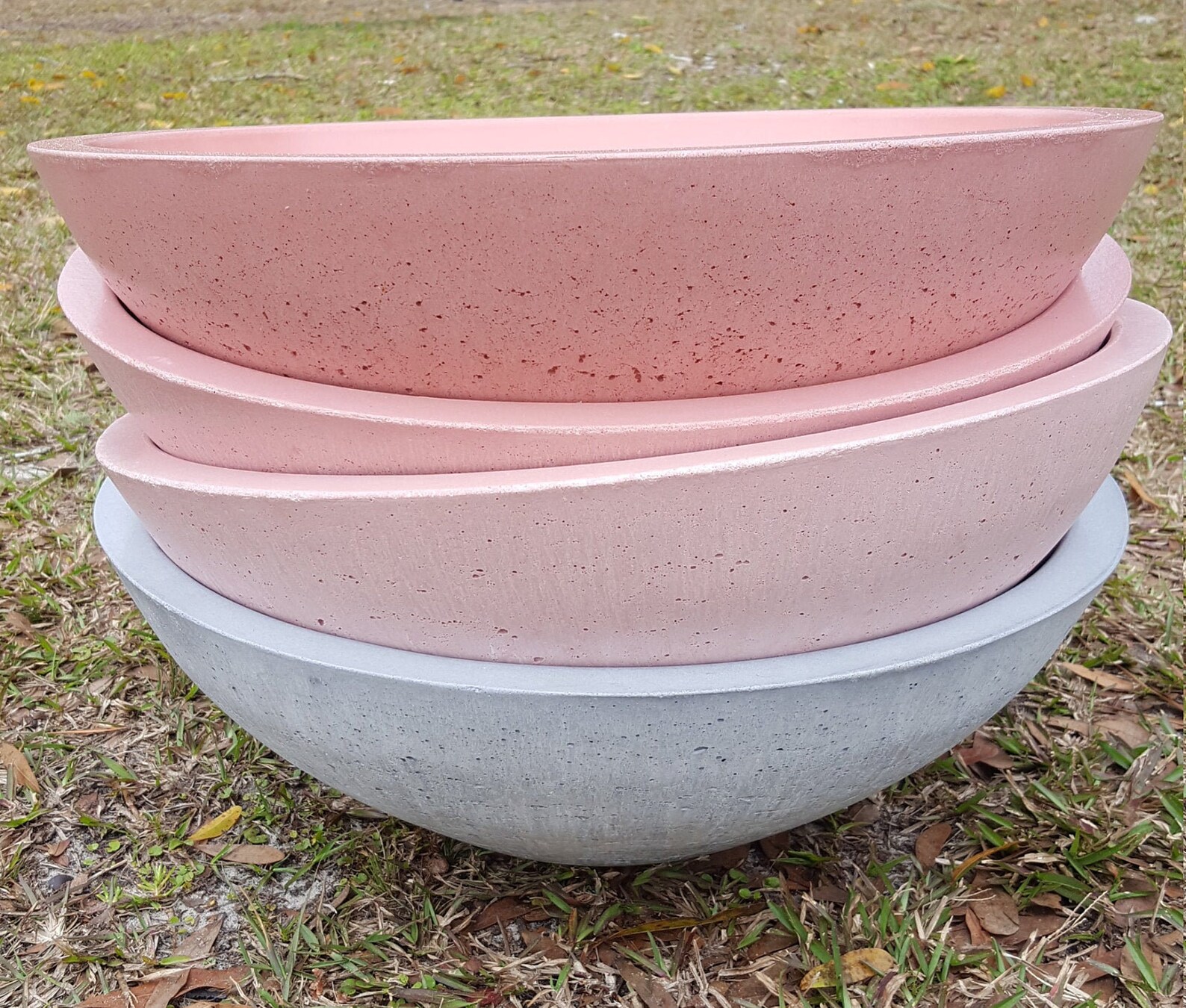 Pink Concrete Vessel Sink Bowl Sink Pink Sink Basin Etsy