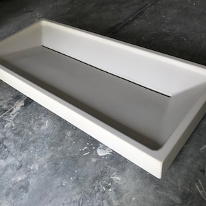 Slot drain pan stainless steel