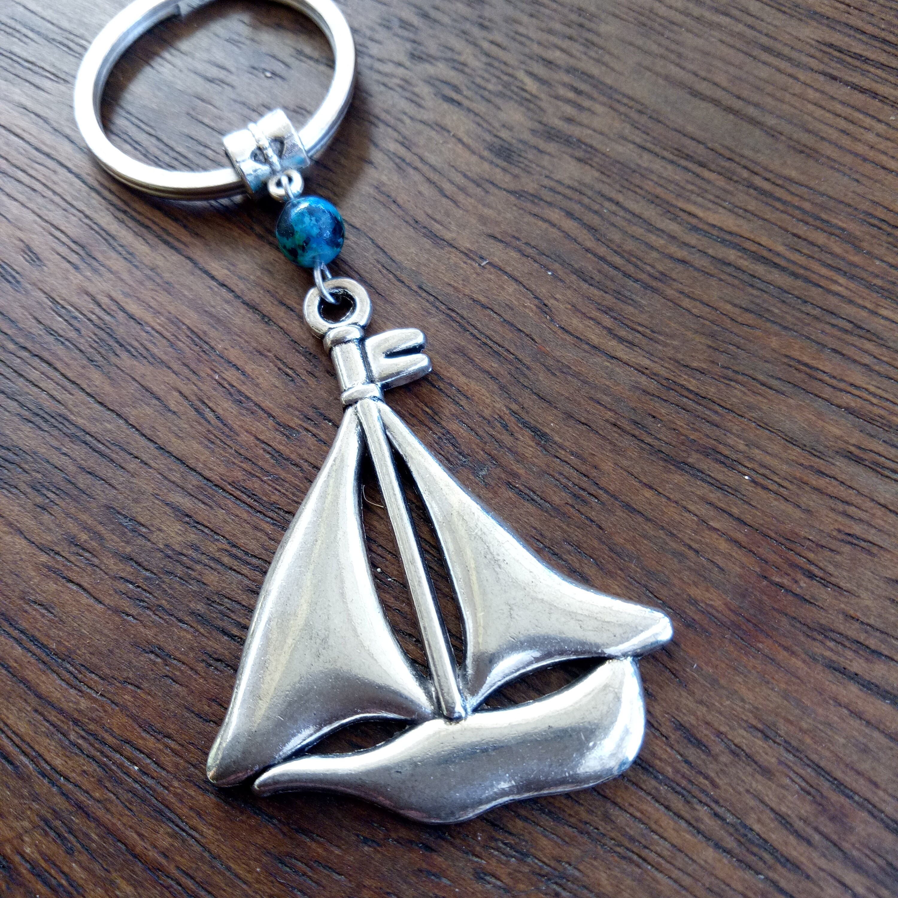 Sailboat Keyring Boat Bag Tag Men's Gift Keyring Gift Etsy