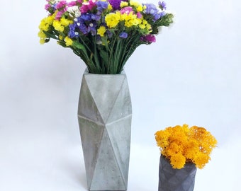 BIG Concrete VASE | cement VASE | vase gift | vase statue | concrete statue | handmade cement | vase home decor | birthday gift