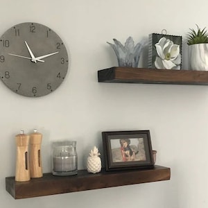 Modern Concrete Wall Clock, Gray Concrete Home Decor, Cement Clock, non-ticking/silent mechanism image 2