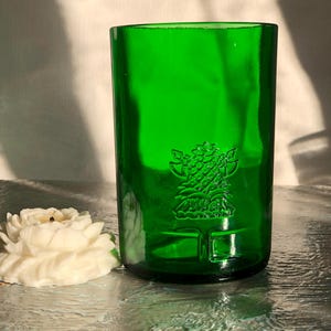 Glass Tumbler Sherwood, size XXL - 18.5 fl.oz.| Large Glass for Water| Beer Glass| Glass From Bottle| Recycled Bottle Glasses| Cozy Home
