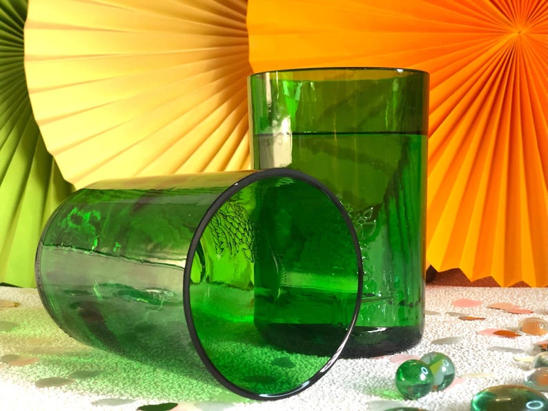 Recycled Wine Bottle Tumblers