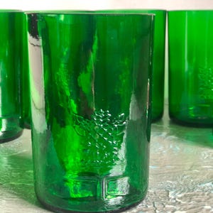 Botella reciclada de ginebra Tanqueray London Dry | Vaso de botella de ginebra | Vasos reciclados de botellas de vino imagen 11