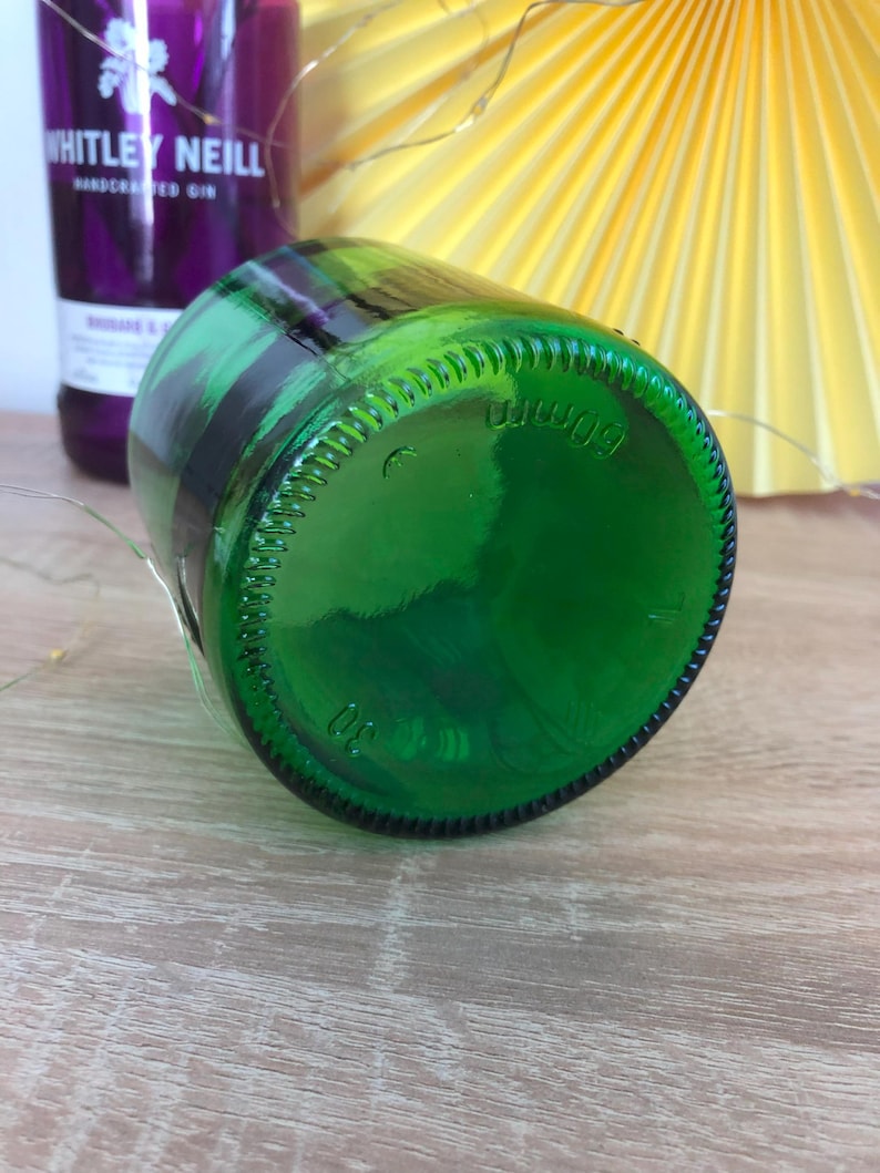 Eco-Friendly Sherwood Water Glasses: Handcrafted from Upcycled Bottles