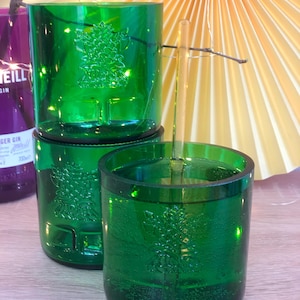 Eco-Friendly Sherwood Water Glasses: Handcrafted from Upcycled Bottles