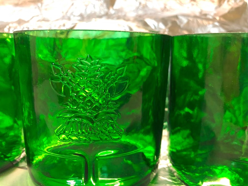 Eco-Friendly Sherwood Water Glasses: Handcrafted from Upcycled Bottles