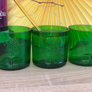 Eco-Friendly Sherwood Water Glasses: Handcrafted from Upcycled Bottles