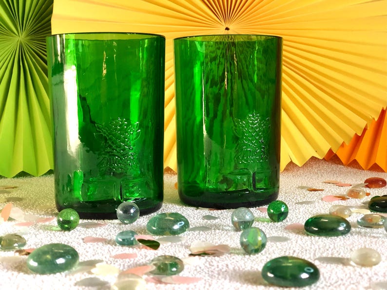 Recycled Wine Bottle Tumblers