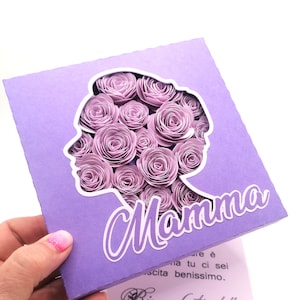 Dia das Mães, cartão de felicitações para o dia da mulher, cartão personalizado para mãe, avó, desejos de aniversário para mãe