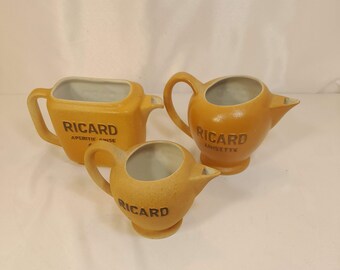 3 Ricard jugs