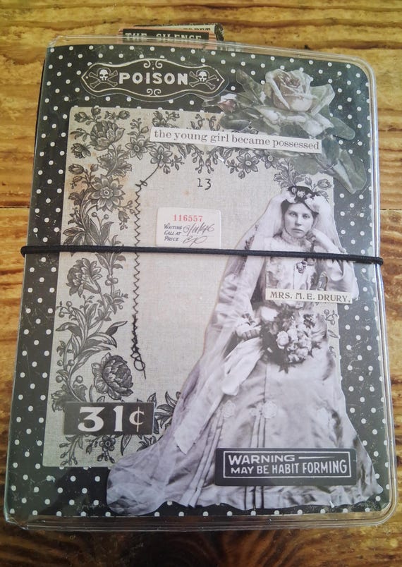 Halloween Travelers Notebook. Junk Journal.  Halloween Journal.  October Daily Junk Journal.