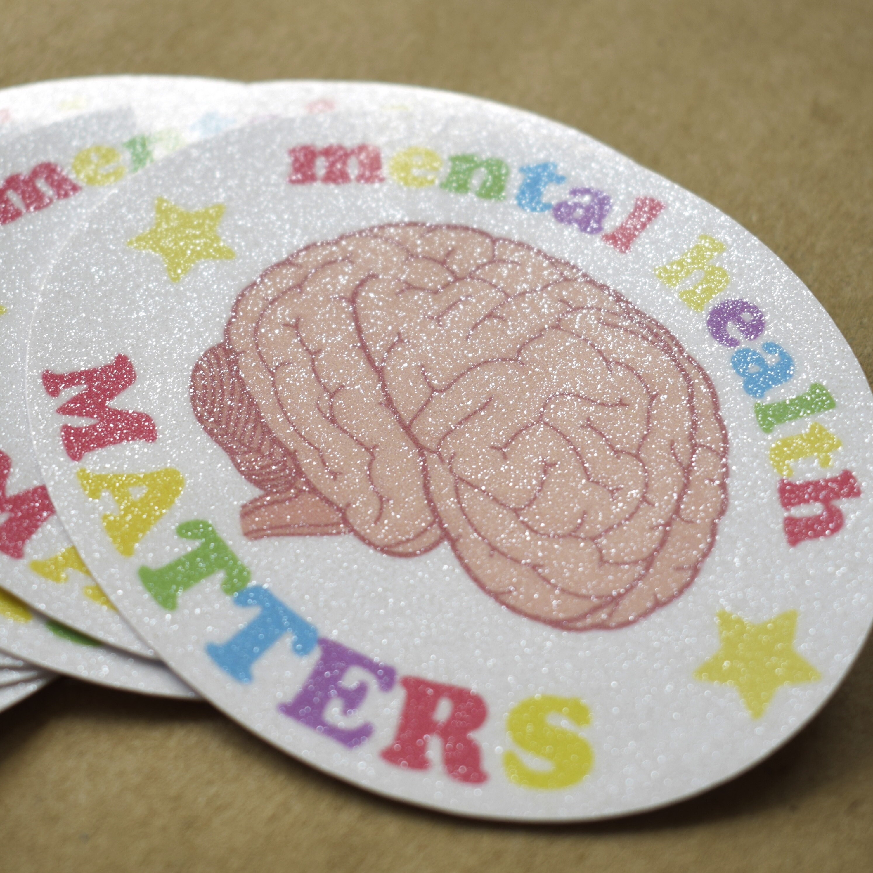 Mental Health Matters Mental Illness Awareness Sticker Glitter | Etsy