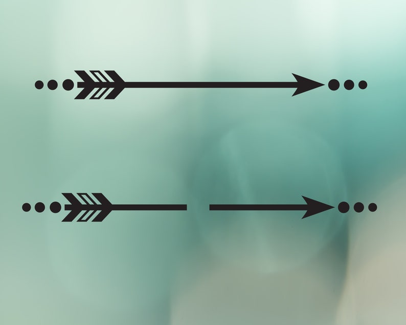 Download Split Arrow SVG Cut File for Silhouette and Cricut | Etsy