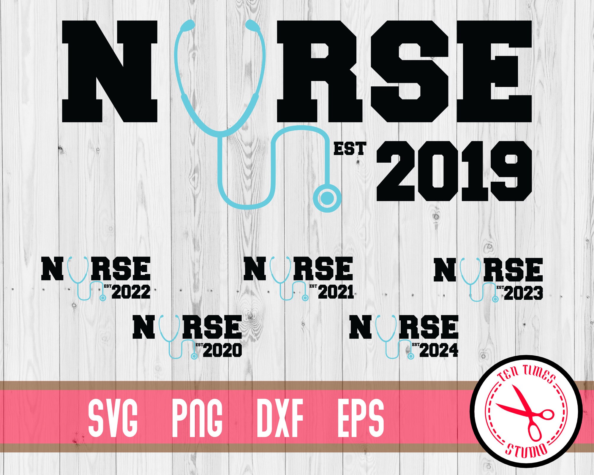 Download Nurse Est Graduation Svg 2019 2020 Bundle Svg Cricut Etsy