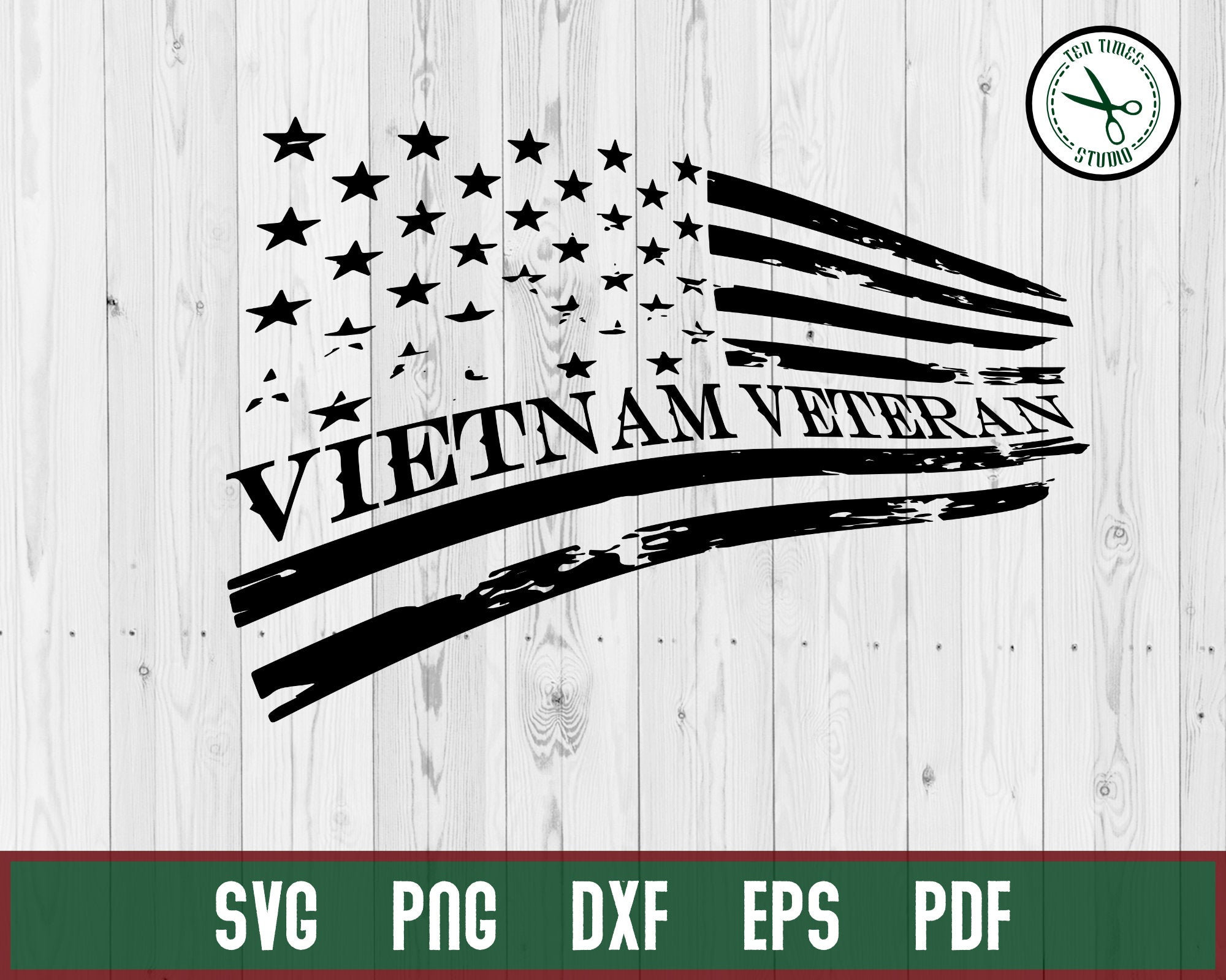 Download Vietnam Veteran Svg Distressed Veteran Military 4th July Etsy