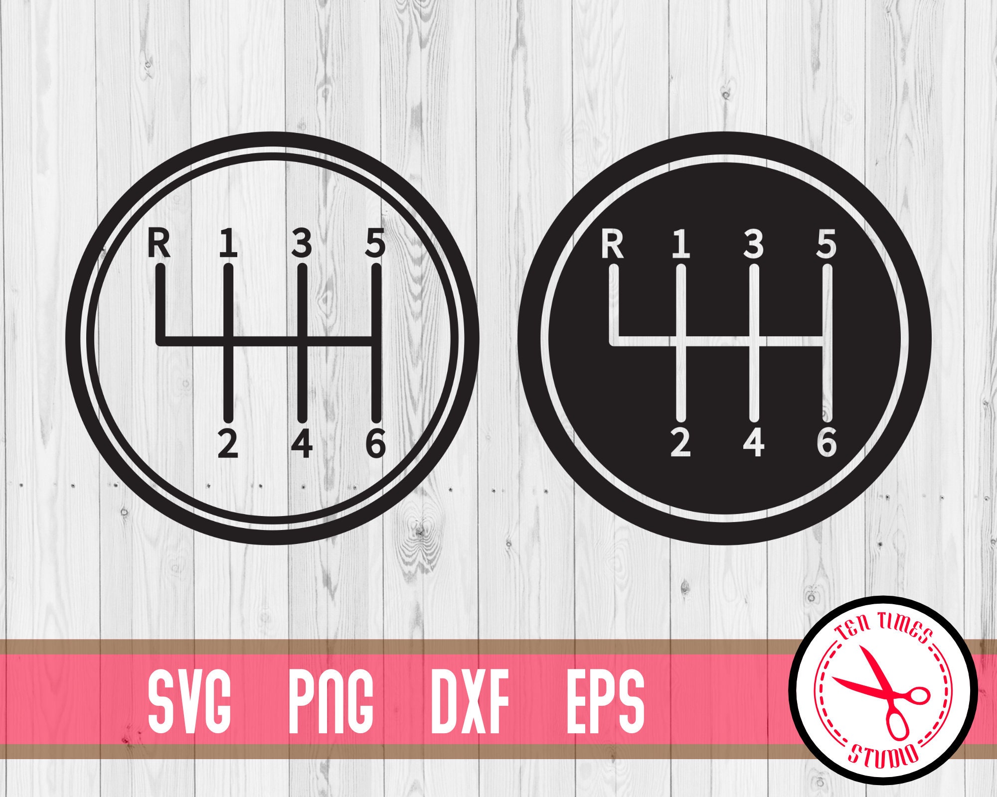 Shift Knob Manual Transmission 6 Speed SVG silhouette Etsy