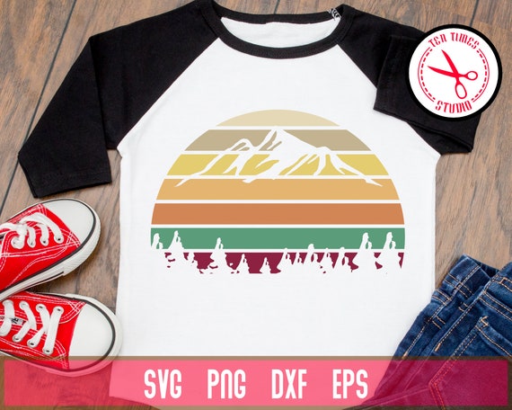 Free Free 173 Mountain Sunset Svg SVG PNG EPS DXF File