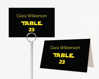 star wars place card holders