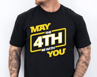May The 4th Be With You T-Shirt, Sci-Fi Fan Unisex T-Shirt